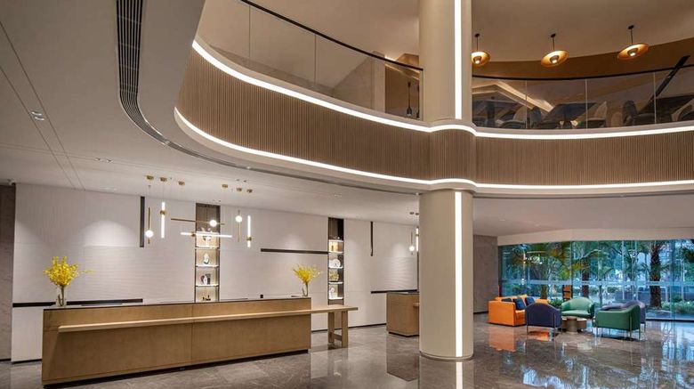 <b>Days Hotel by Wyndham Meizhou Meijiang Lobby</b>. Images powered by <a href="https://iceportal.shijigroup.com/" title="IcePortal" target="_blank">IcePortal</a>.