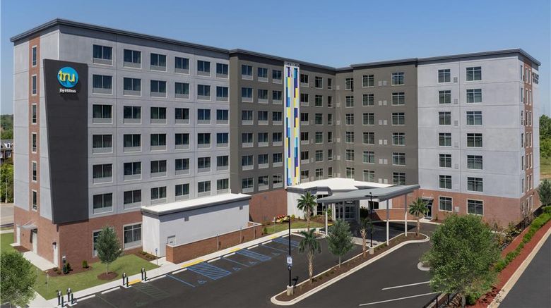 <b>Tru by Hilton Downtown Columbia Exterior</b>. Images powered by <a href="https://iceportal.shijigroup.com/" title="IcePortal" target="_blank">IcePortal</a>.