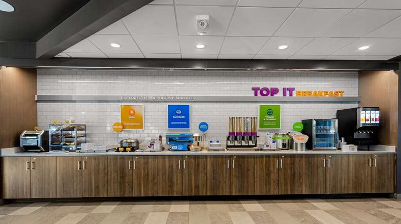 <b>Tru by Hilton Christiansburg Restaurant</b>. Images powered by <a href="https://iceportal.shijigroup.com/" title="IcePortal" target="_blank">IcePortal</a>.