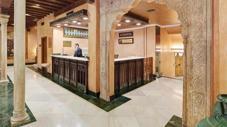 <b>Sercotel Palacio de los Gamboa Lobby</b>. Images powered by <a href="https://iceportal.shijigroup.com/" title="IcePortal" target="_blank">IcePortal</a>.