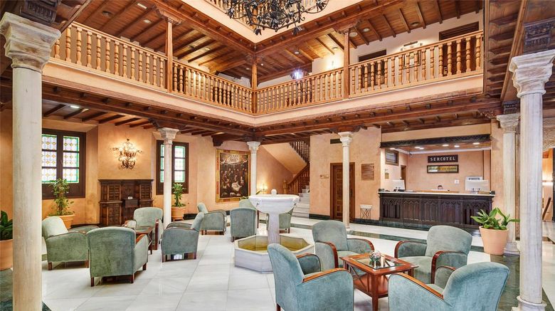 <b>Sercotel Palacio de los Gamboa Lobby</b>. Images powered by <a href="https://iceportal.shijigroup.com/" title="IcePortal" target="_blank">IcePortal</a>.