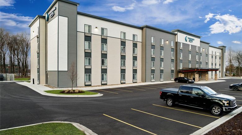 <b>WoodSpring Suites University Area Exterior</b>. Images powered by <a href="https://iceportal.shijigroup.com/" title="IcePortal" target="_blank">IcePortal</a>.
