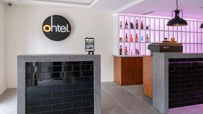<b>Ohtel Auckland Lobby</b>. Images powered by <a href="https://iceportal.shijigroup.com/" title="IcePortal" target="_blank">IcePortal</a>.