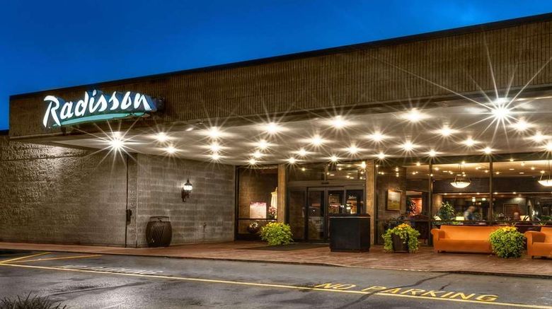 Radisson Hotel Corning Exterior. Images powered by <a href="https://iceportal.shijigroup.com" target="_blank" rel="noopener">Ice Portal</a>.