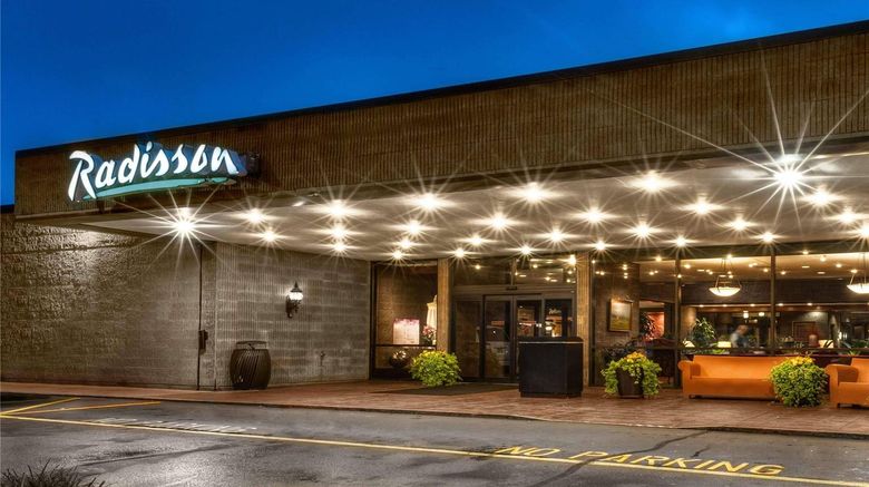 Radisson Hotel Corning Exterior. Images powered by <a href="https://iceportal.shijigroup.com" target="_blank" rel="noopener">Ice Portal</a>.
