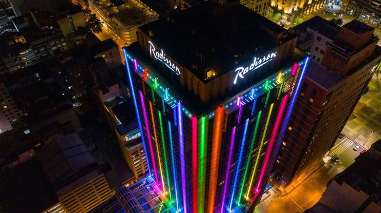 <b>Radisson Montevideo Victoria Plaza Hotel Exterior</b>. Images powered by <a href="https://iceportal.shijigroup.com/" title="IcePortal" target="_blank">IcePortal</a>.