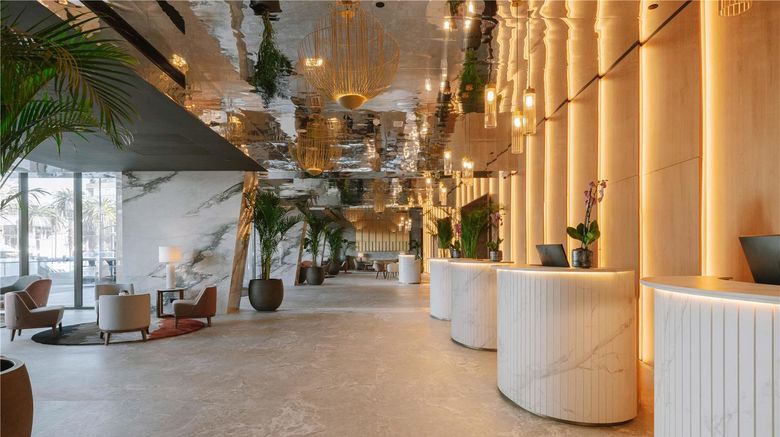 Hotel Farah Casablanca Lobby. Images powered by <a href="https://iceportal.shijigroup.com" target="_blank" rel="noopener">Ice Portal</a>.