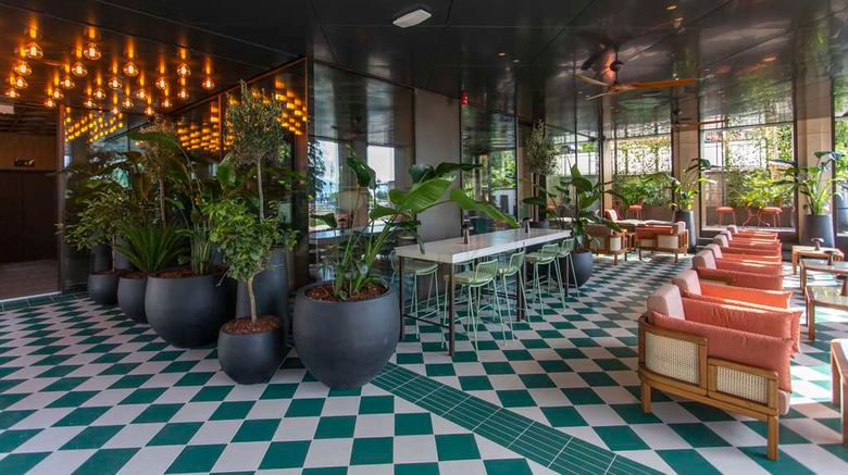 <b>Keight Hotel Opatija, Curio Collection Restaurant</b>. Images powered by <a href="https://iceportal.shijigroup.com/" title="IcePortal" target="_blank">IcePortal</a>.