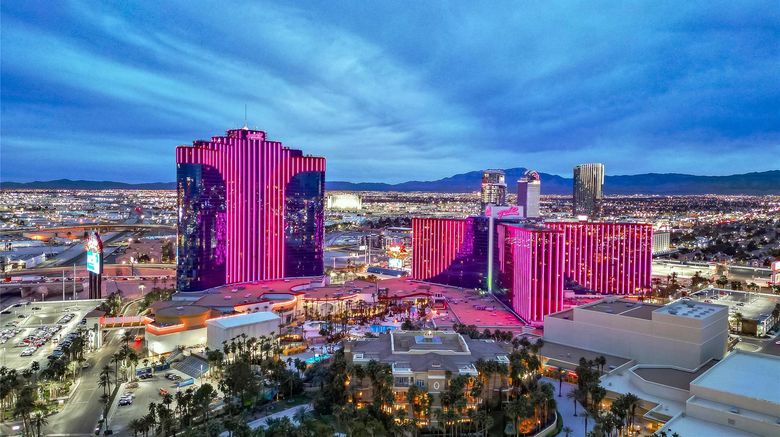 <b>Rio All-Suite Hotel & Casino Exterior</b>. Images powered by <a href="https://iceportal.shijigroup.com/" title="IcePortal" target="_blank">IcePortal</a>.
