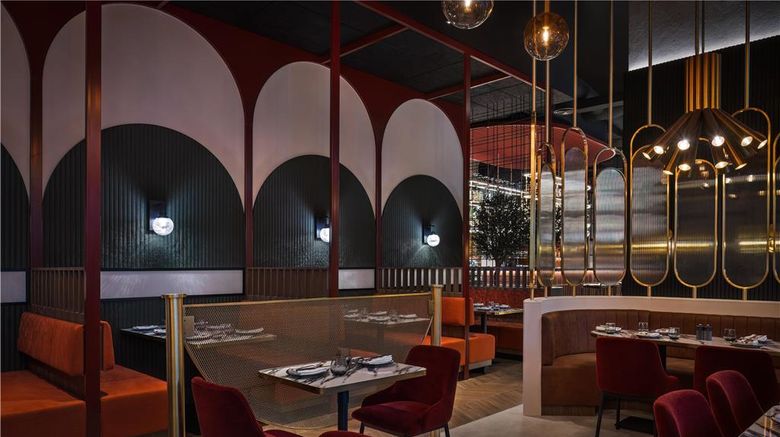 <b>Hilton Garden Inn Dubai Business Bay Restaurant</b>. Images powered by <a href="https://iceportal.shijigroup.com/" title="IcePortal" target="_blank">IcePortal</a>.