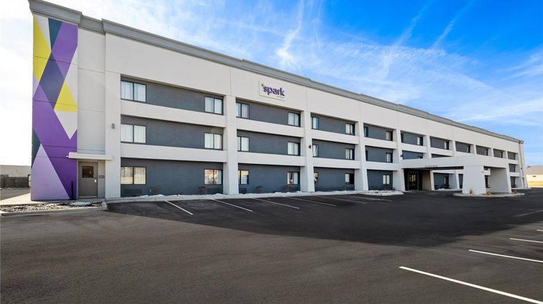 Spark by Hilton Fort Wayne Exterior. Images powered by <a href="https://iceportal.shijigroup.com" target="_blank" rel="noopener">Ice Portal</a>.