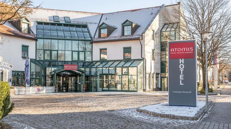 <b>Atomis Hotel Munich Airport by Mercure Exterior</b>. Images powered by <a href="https://iceportal.shijigroup.com/" title="IcePortal" target="_blank">IcePortal</a>.