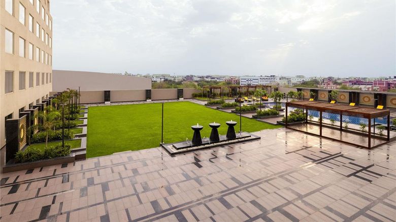 <b>Novotel Jaipur Convention Centre Pool</b>. Images powered by <a href="https://iceportal.shijigroup.com/" title="IcePortal" target="_blank">IcePortal</a>.