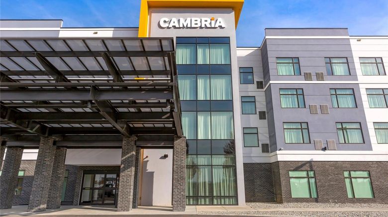 <b>Cambria Hotel Spokane Airport Exterior</b>. Images powered by <a href="https://iceportal.shijigroup.com/" title="IcePortal" target="_blank">IcePortal</a>.