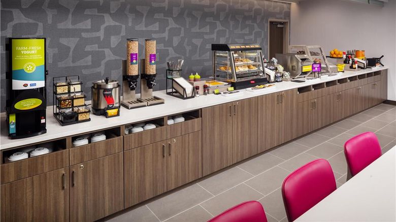 <b>Home2 Suites by Hilton Clearwater Restaurant</b>. Images powered by <a href="https://iceportal.shijigroup.com/" title="IcePortal" target="_blank">IcePortal</a>.