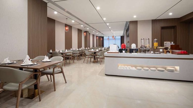 <b>Ramada Encore by Wyndham Jinan Shanghe Restaurant</b>. Images powered by <a href="https://iceportal.shijigroup.com/" title="IcePortal" target="_blank">IcePortal</a>.