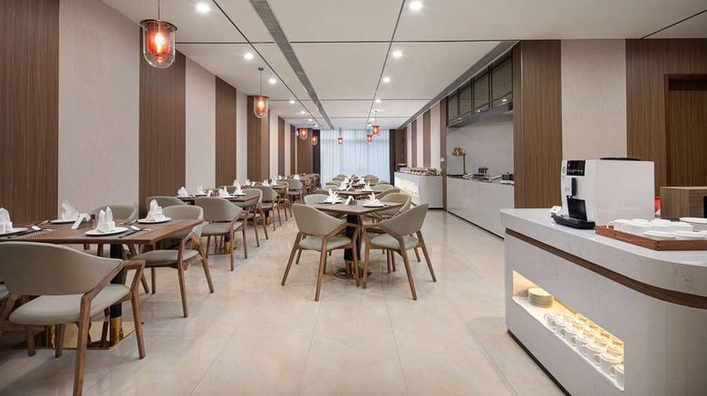 <b>Ramada Encore by Wyndham Jinan Shanghe Restaurant</b>. Images powered by <a href="https://iceportal.shijigroup.com/" title="IcePortal" target="_blank">IcePortal</a>.