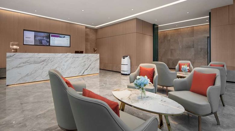 <b>Ramada Encore by Wyndham Jinan Shanghe Lobby</b>. Images powered by <a href="https://iceportal.shijigroup.com/" title="IcePortal" target="_blank">IcePortal</a>.