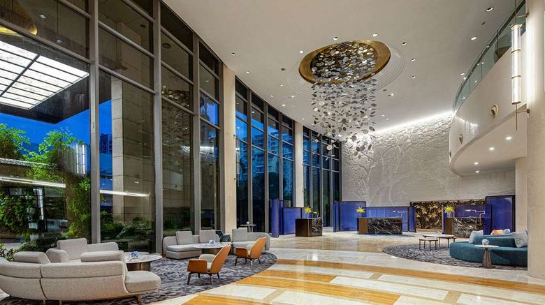 <b>Wyndham Putian Downtown Lobby</b>. Images powered by <a href="https://iceportal.shijigroup.com/" title="IcePortal" target="_blank">IcePortal</a>.