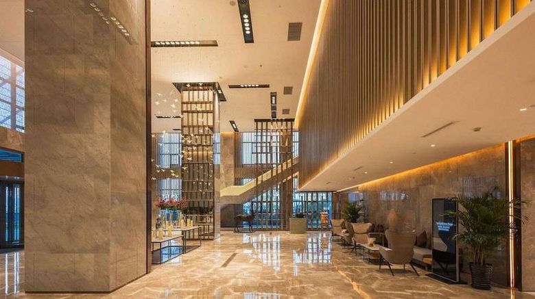<b>Swisstouches Hotel Nanjing Lobby</b>. Images powered by <a href="https://iceportal.shijigroup.com/" title="IcePortal" target="_blank">IcePortal</a>.
