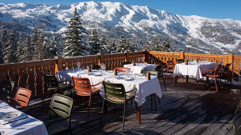<b>Hotel Le Coucou Meribel Restaurant</b>. Images powered by <a href="https://iceportal.shijigroup.com/" title="IcePortal" target="_blank">IcePortal</a>.