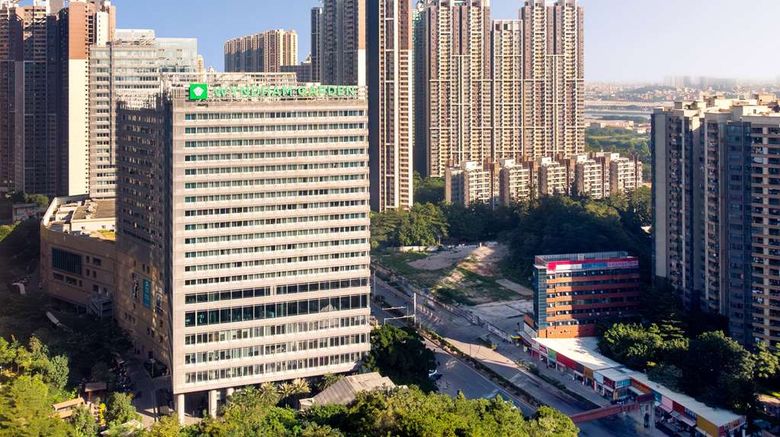 <b>Wyndham Garden Foshan Jinshazhou Exterior</b>. Images powered by <a href="https://iceportal.shijigroup.com/" title="IcePortal" target="_blank">IcePortal</a>.