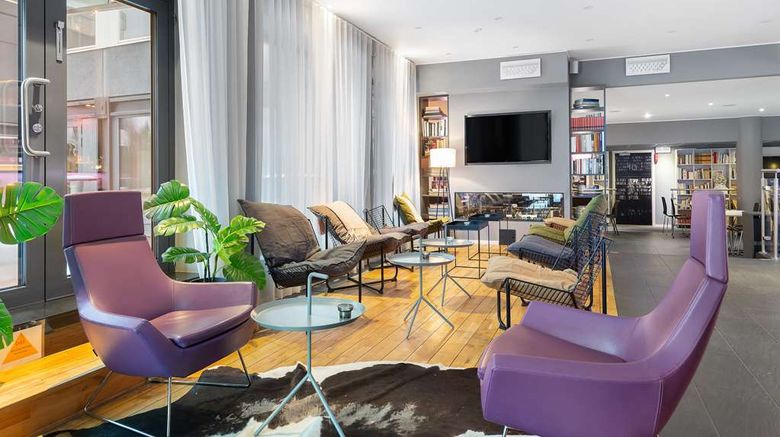 <b>Aiden by Best Western Stockholm Kista Lobby</b>. Images powered by <a href="https://iceportal.shijigroup.com/" title="IcePortal" target="_blank">IcePortal</a>.