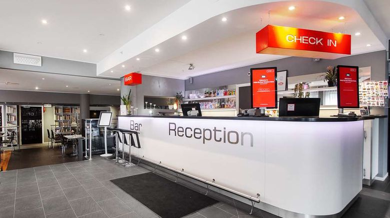 <b>Aiden by Best Western Stockholm Kista Lobby</b>. Images powered by <a href="https://iceportal.shijigroup.com/" title="IcePortal" target="_blank">IcePortal</a>.