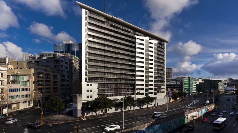 <b>Hotel Grand Chancellor Auckland City Exterior</b>. Images powered by <a href="https://iceportal.shijigroup.com/" title="IcePortal" target="_blank">IcePortal</a>.