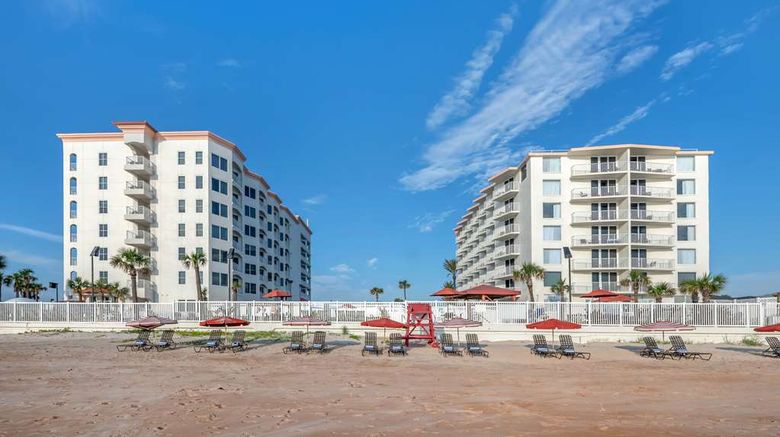 Hilton Vac Club The Cove on Ormond Beach Exterior. Images powered by <a href="https://iceportal.shijigroup.com" target="_blank" rel="noopener">Ice Portal</a>.