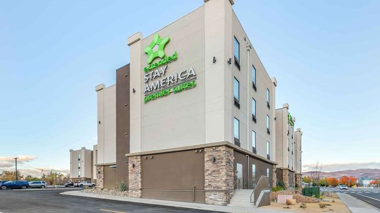 Extended Stay America Reno-Sparks Exterior. Images powered by <a href="https://iceportal.shijigroup.com" target="_blank" rel="noopener">Ice Portal</a>.