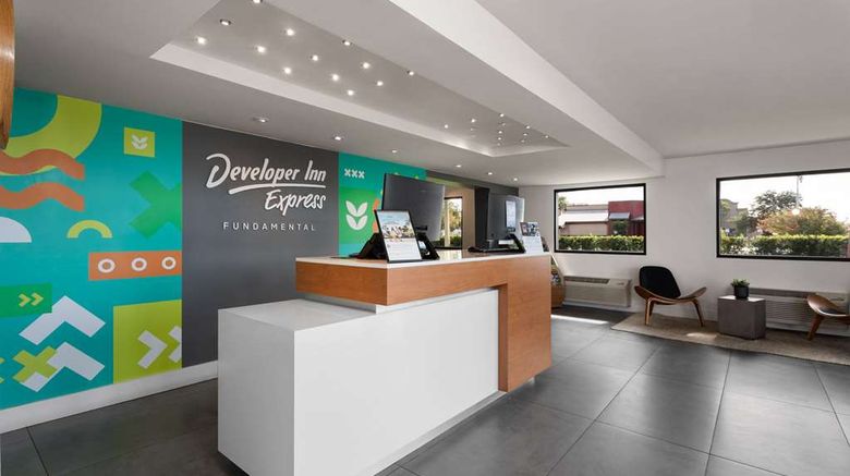 <b>Developer Inn Express Fundamental Lobby</b>. Images powered by <a href="https://iceportal.shijigroup.com/" title="IcePortal" target="_blank">IcePortal</a>.