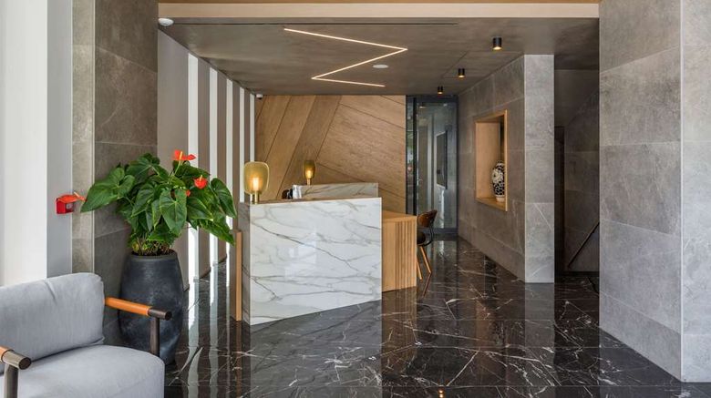 <b>Chania Flair Boutique Hotel Tapestry Col Lobby</b>. Images powered by <a href="https://iceportal.shijigroup.com/" title="IcePortal" target="_blank">IcePortal</a>.