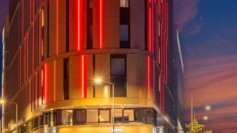 <b>Radisson Hotel Reims Exterior</b>. Images powered by <a href="https://iceportal.shijigroup.com/" title="IcePortal" target="_blank">IcePortal</a>.