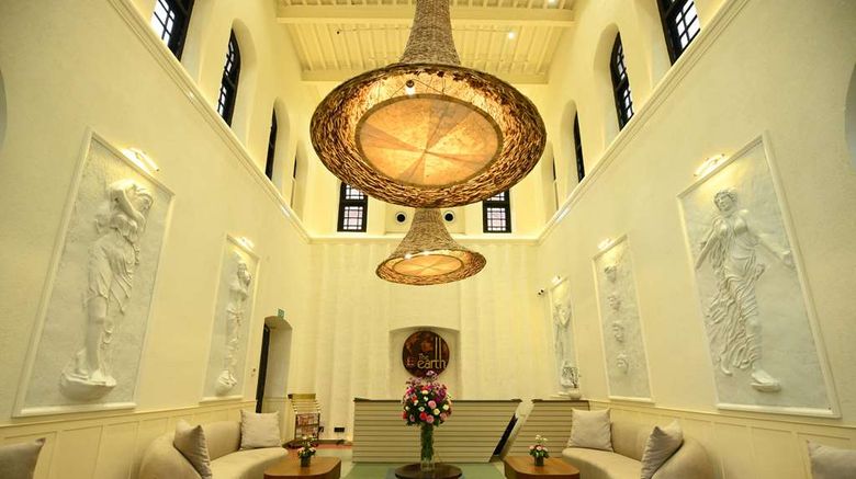 The Earth Amritsar Trademark Collection Lobby. Images powered by <a href="https://iceportal.shijigroup.com" target="_blank" rel="noopener">Ice Portal</a>.