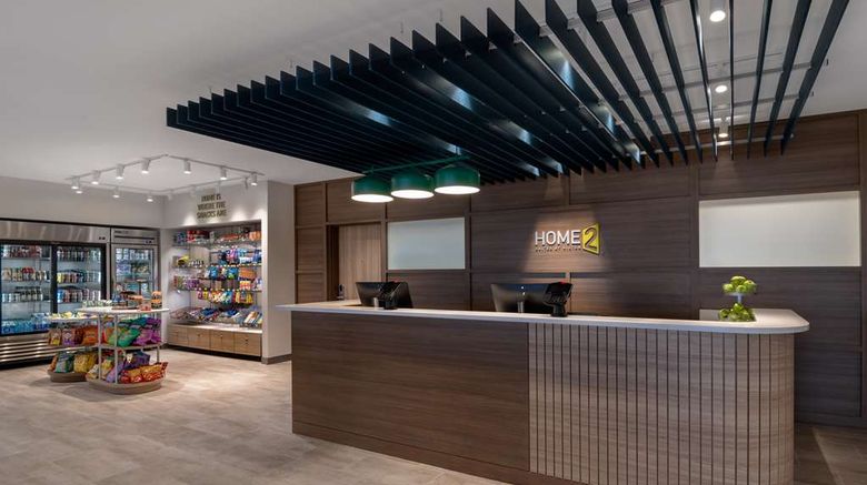 <b>Home2 Suites Sheboygan Lobby</b>. Images powered by <a href="https://iceportal.shijigroup.com/" title="IcePortal" target="_blank">IcePortal</a>.
