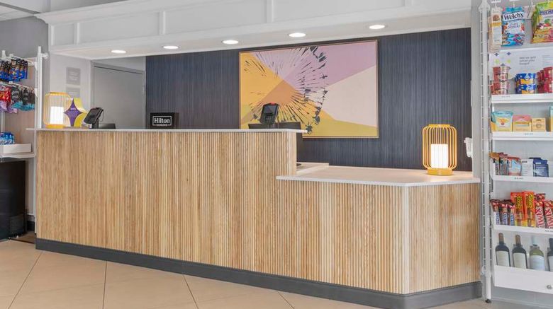 <b>Spark by Hilton Orlando near SeaWorld Lobby</b>. Images powered by <a href="https://iceportal.shijigroup.com/" title="IcePortal" target="_blank">IcePortal</a>.