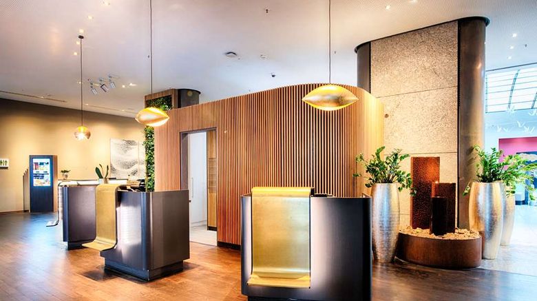 <b>ACHAT Hotel Bremen City Lobby</b>. Images powered by <a href="https://iceportal.shijigroup.com/" title="IcePortal" target="_blank">IcePortal</a>.