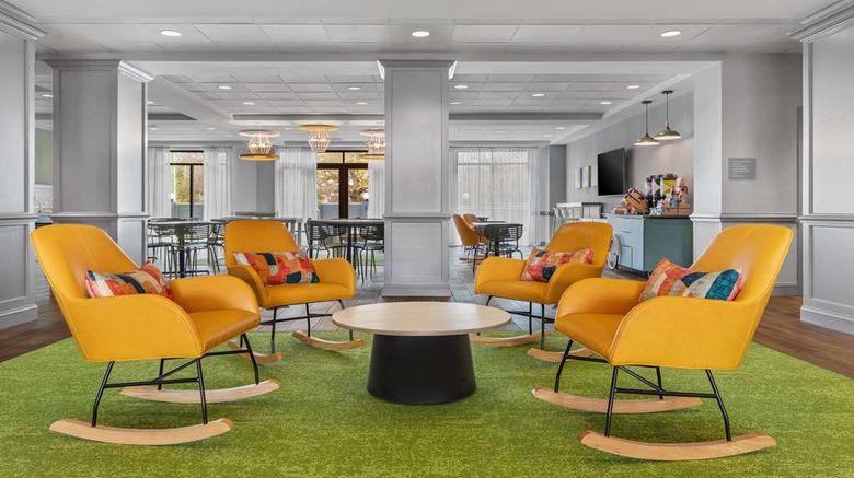 <b>Spark by Hilton Charlotte Tyvola I-77 Lobby</b>. Images powered by <a href="https://iceportal.shijigroup.com/" title="IcePortal" target="_blank">IcePortal</a>.
