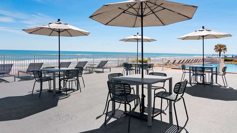 <b>Spark by Hilton Ormond Beach Oceanfront Exterior</b>. Images powered by <a href="https://iceportal.shijigroup.com/" title="IcePortal" target="_blank">IcePortal</a>.