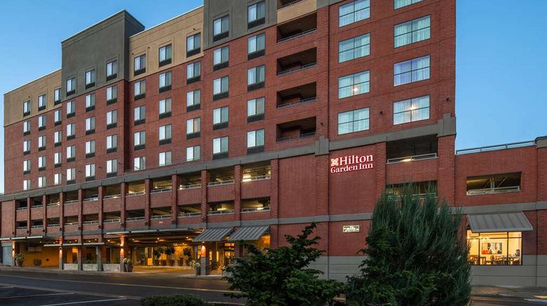 Hilton Garden Inn Tacoma Downtown Exterior. Images powered by <a href="https://iceportal.shijigroup.com" target="_blank" rel="noopener">Ice Portal</a>.