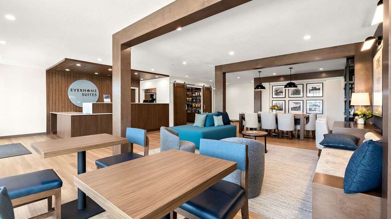 <b>Everhome Suites Nampa Boise Lobby</b>. Images powered by <a href="https://iceportal.shijigroup.com/" title="IcePortal" target="_blank">IcePortal</a>.