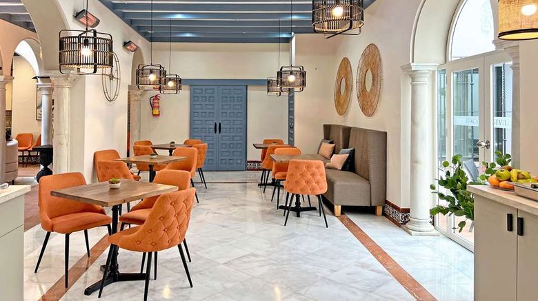 <b>Hotel Itaca Sevilla Restaurant</b>. Images powered by <a href="https://iceportal.shijigroup.com/" title="IcePortal" target="_blank">IcePortal</a>.
