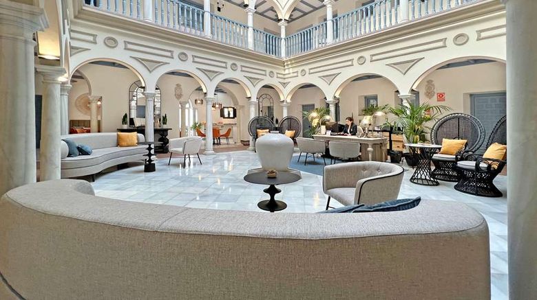 <b>Hotel Itaca Sevilla Lobby</b>. Images powered by <a href="https://iceportal.shijigroup.com/" title="IcePortal" target="_blank">IcePortal</a>.