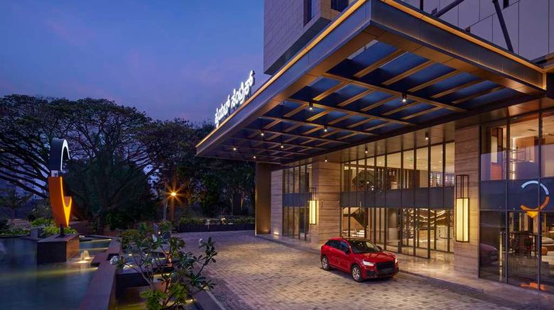 Hyatt Centric Hebbal Bengaluru Exterior. Images powered by <a href="https://iceportal.shijigroup.com" target="_blank" rel="noopener">Ice Portal</a>.