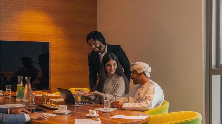 <b>Movenpick Hotel & Apartment Ghala Muscat Meeting</b>. Images powered by <a href="https://iceportal.shijigroup.com/" title="IcePortal" target="_blank">IcePortal</a>.