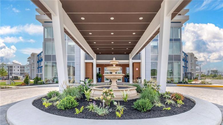 <b>Cambria Hotel Rehoboth Beach Exterior</b>. Images powered by <a href="https://iceportal.shijigroup.com/" title="IcePortal" target="_blank">IcePortal</a>.