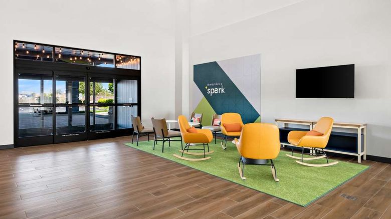<b>Spark by Hilton Lancaster Dutch Country Lobby</b>. Images powered by <a href="https://iceportal.shijigroup.com/" title="IcePortal" target="_blank">IcePortal</a>.