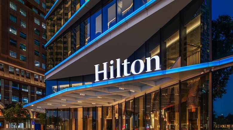 <b>Hilton Saigon Exterior</b>. Images powered by <a href="https://iceportal.shijigroup.com/" title="IcePortal" target="_blank">IcePortal</a>.