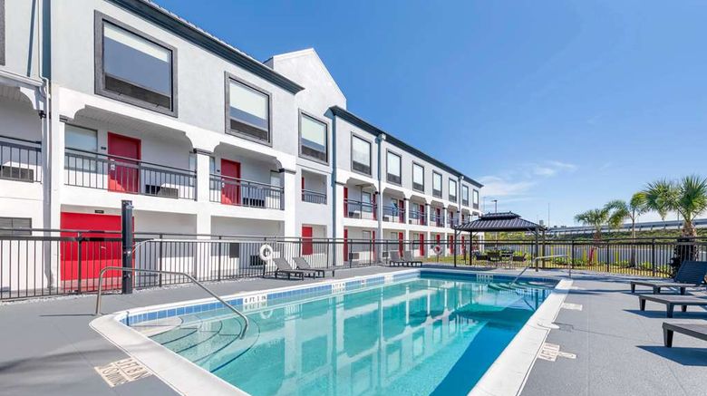 <b>Super 8 by Wyndham Near Florida Mall Pool</b>. Images powered by <a href="https://iceportal.shijigroup.com/" title="IcePortal" target="_blank">IcePortal</a>.